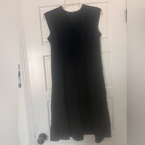 Theory sleeveless black dresss